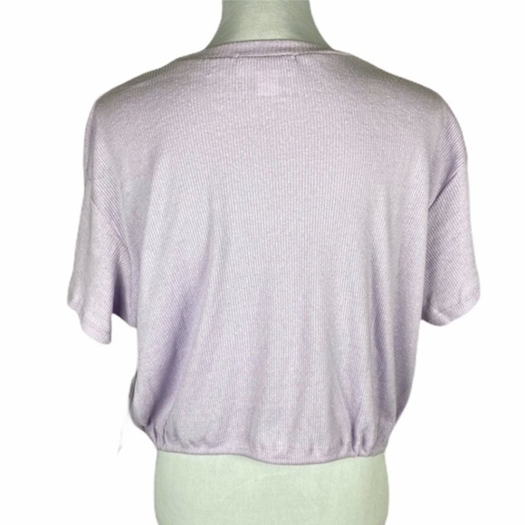 Outlaw Cropped Ribbed Top Size Small - Picture 6 of 7